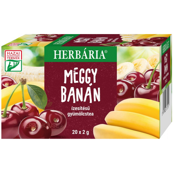 Obrázek pro Herbária Ovocný čaj s příchutí višeň a banán porcovaný (20ks)