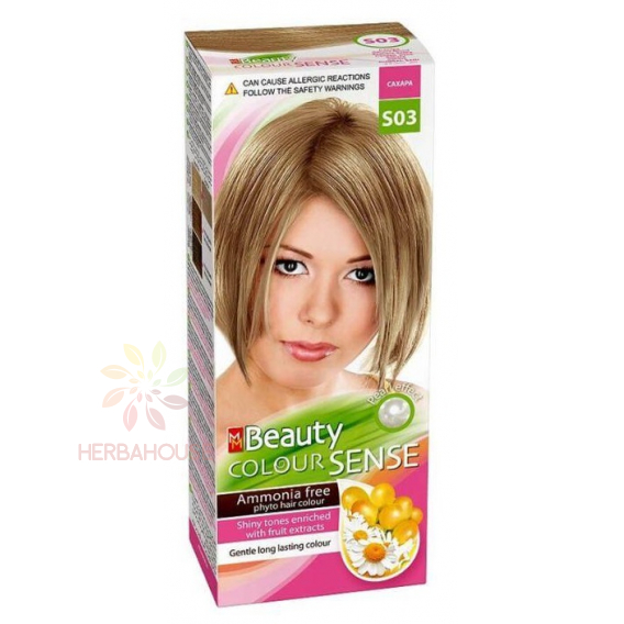 Obrázek pro MM Beauty Colour Sense permanentní barva na vlasy S03 - sahara blond (125ml)