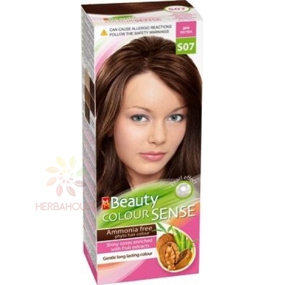 Obrázek pro MM Beauty Colour Sense permanentní barva na vlasy S07 - divoký kaštan (125ml)