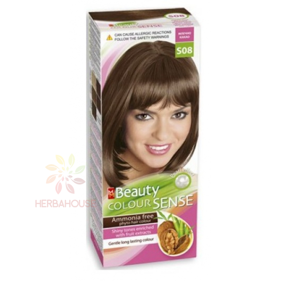 Obrázek pro MM Beauty Colour Sense permanentní barva na vlasy S08 - mléčná čokoláda (125ml)