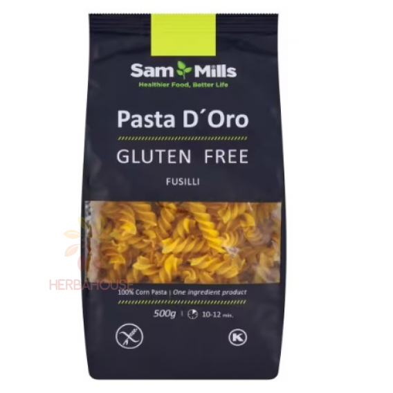 Obrázek pro Sam Mills Pasta d´Oro Bezlepkové těstoviny fusilli (500g)