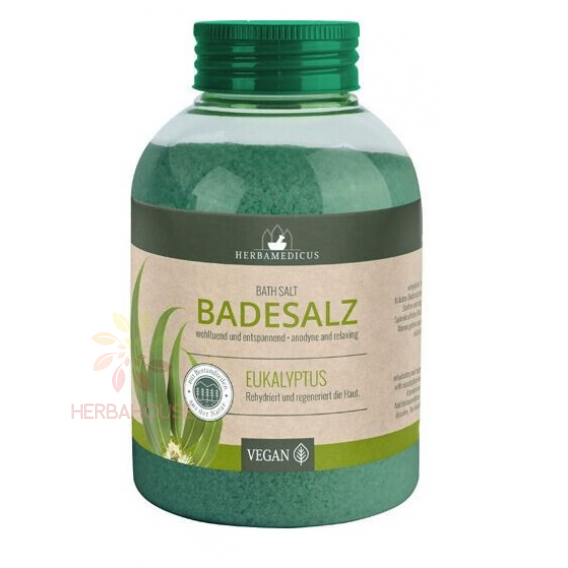 Obrázek pro Herbamedicus Sůl do koupele s eukalyptusovým olejem (575g)