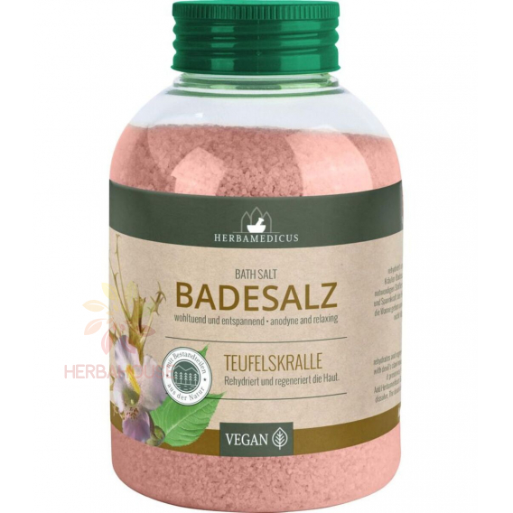 Obrázek pro Herbamedicus Sůl do koupele s extraktem z ďábelského drápu (575g)