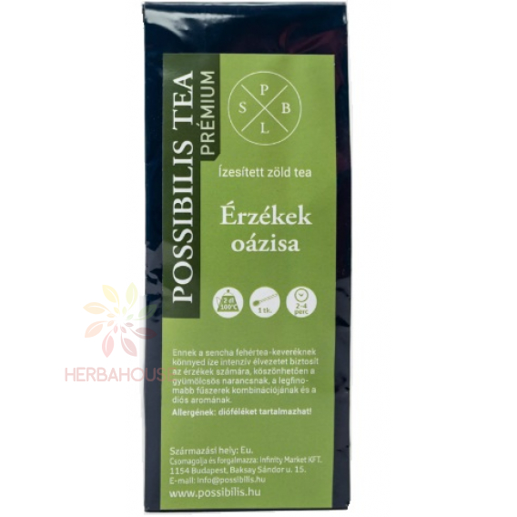 Obrázek pro Possibilis Oáza smyslů Ochucený zelený čaj sypaný (75g)