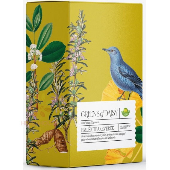 Obrázek pro Herbária Greens of Daisy bylinná čajová směs na podporu paměti, koncentrace a mozkových funkcí - sypaný (50g)