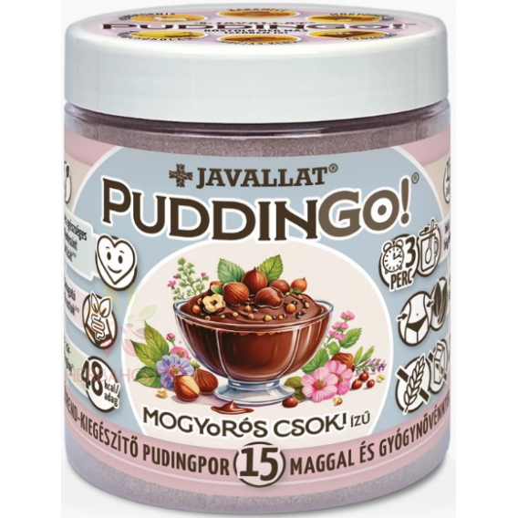 Obrázek pro Javallat PuddinGo! Puding s lísko-oříškovo-čokoládovou příchutí (360g)