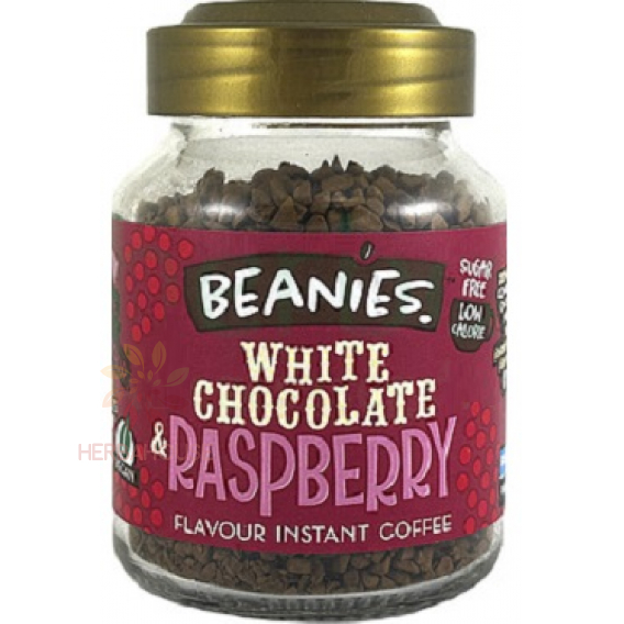 Obrázek pro Beanies White Chocolate & Raspberry Instantní káva s příchutí bílé čokolády a maliny (50g)