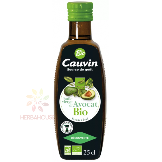 Obrázek pro Cauvin Bio extra panenský avokádový olej za studena lisovaný (250ml)