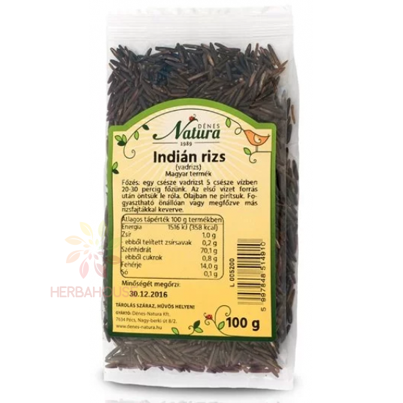 Obrázek pro Dénes Natura Indická divoká rýže (100g)