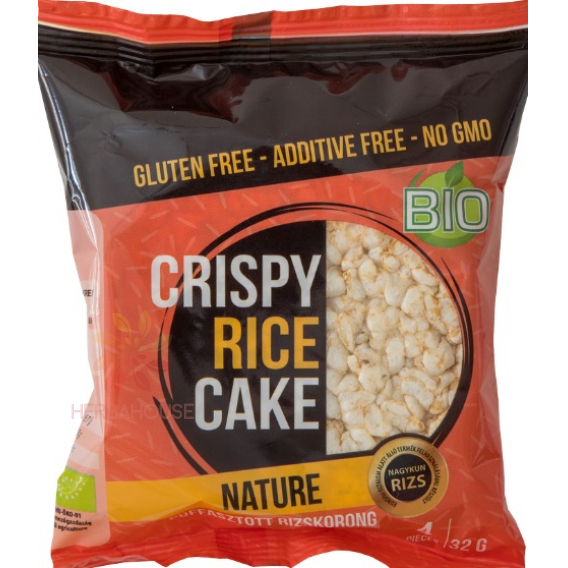 Obrázek pro Nagykun Rice-Ler Bio Bezlepkové Rýžové chlebíčky Natur (32g)