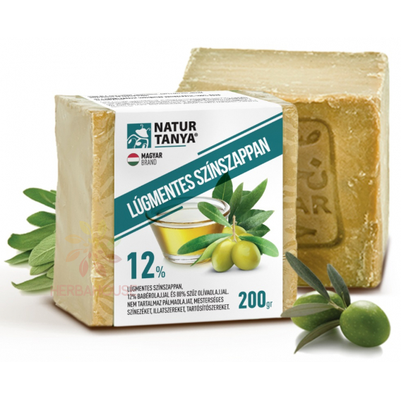 Obrázek pro Natur Tanya Bezalkalické mýdlo s 12% vavřínovým olejem a 88% olivovým olejem (200g)