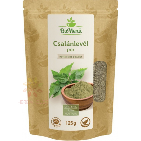 Obrázek pro BioMenü Bio RAW Žihlavový list prášek (125g)