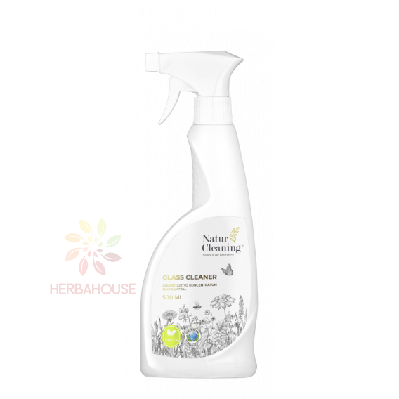Obrázek pro Natur Cleaning Koncentrovaný, hypoalergenní čistící prostředek na sklo a okna s vůní limetky (500ml)