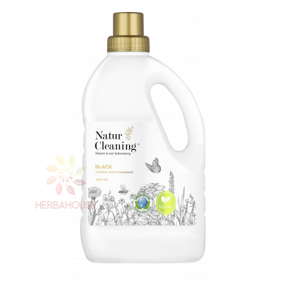 Obrázek pro Natur Cleaning Black Hypoalergenní prací gel na černé a tmavé oblečení (1500ml)