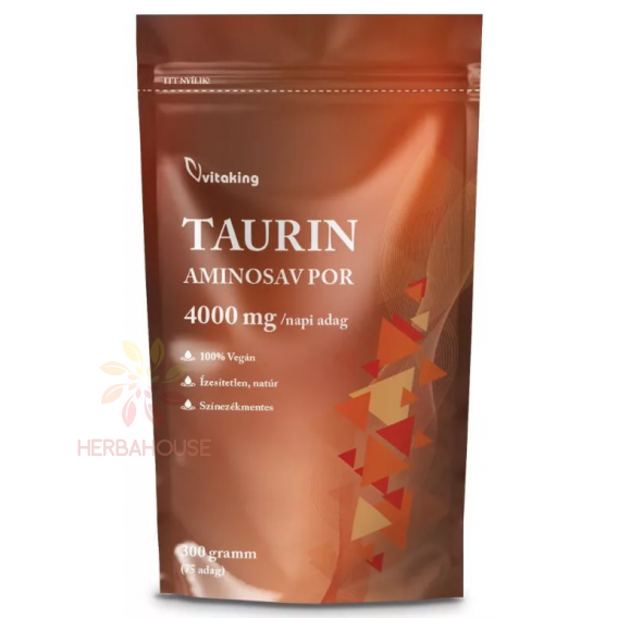 Obrázek pro Vitaking Taurinový aminokiselinový prášek (300g)