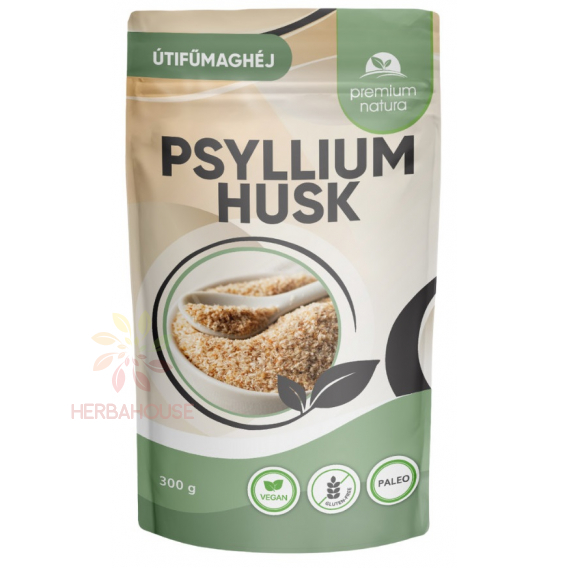 Obrázek pro Premium Natura Bezlepkový Psyllium Husk (Jitrocel indický) (300g)