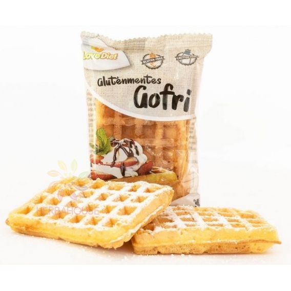 Obrázek pro LoveDiet Bezlepkové a bezlaktózové wafle (2ks)