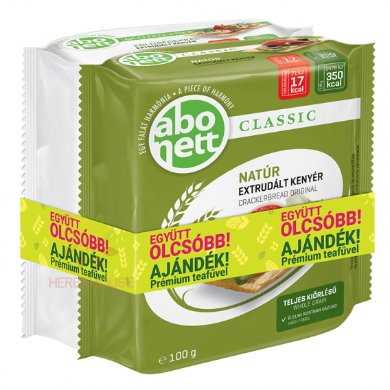 Obrázek pro Abonett Duopack Extrudovaný chléb - natur a se zeleninou (200g)
