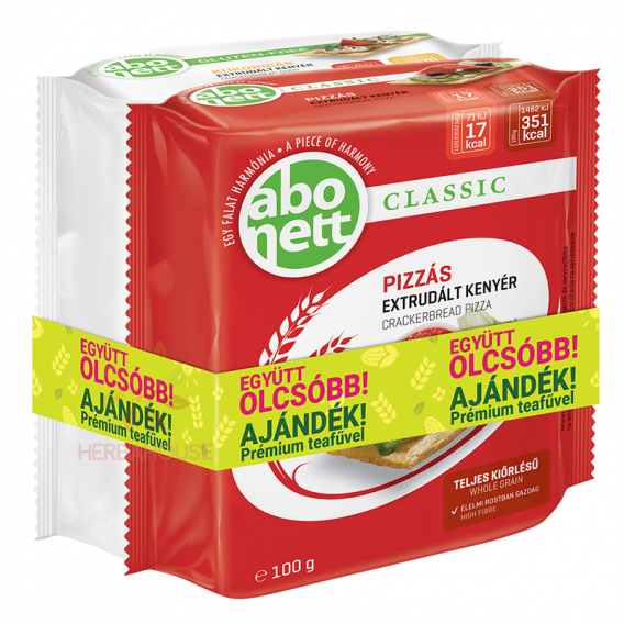 Obrázek pro Abonett Duopack Extrudovaný chléb - kukuřice a pizza (200g)