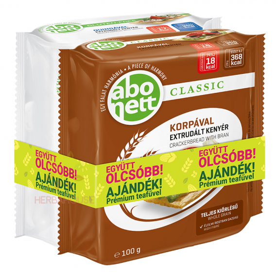 Obrázek pro Abonett Duopack Extrudovaný chléb - s pšeničnými otrubami a quinoa (200g)