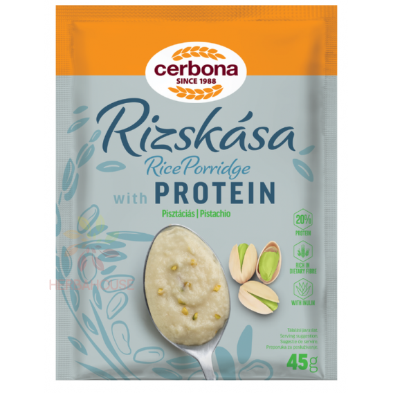Obrázek pro Cerbona Protein Rýžová kaše s pistácií a inulinem (45g)