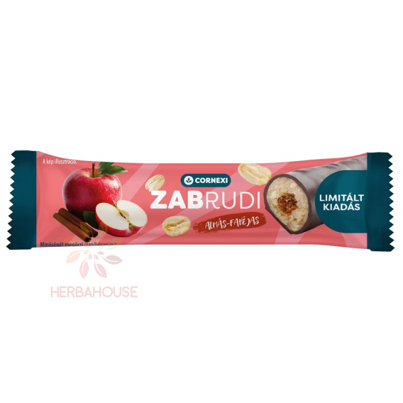 Obrázek pro Cornexi Zabrudi Ovesná tyčinka s jablečně-skořicovou nádivkou v kakaové polevě (30g)