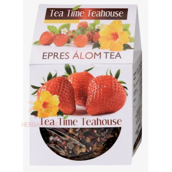 Obrázek pro Tea Time Teahouse Sypaný jahodový ovocný čaj bez kofeinu (100g)