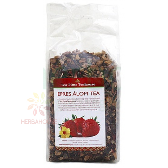 Obrázek pro Tea Time Teahouse Sypaný jahodový ovocný čaj bez kofeinu (300g)