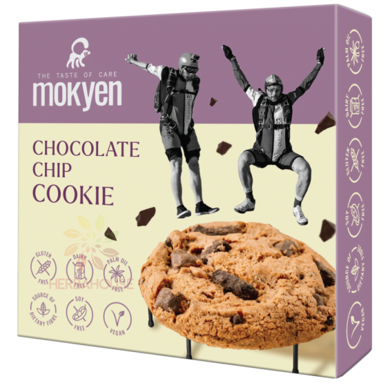 Obrázek pro Majomkenyér Vegan Bezlepkové ovesné sušenky s kousky čokolády (50g)