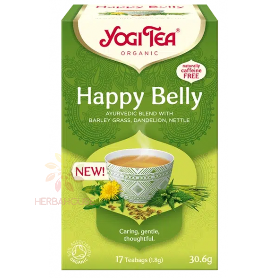 Obrázek pro Yogi Tea® Happy Belly Bio Ájurvédský čaj Spokojené bříško (17ks)
