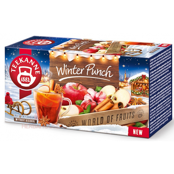 Obrázek pro Teekanne Winter Punch ovocně-bylinný čaj s rumovo-hroznovým aroma a vanilkou (20ks)