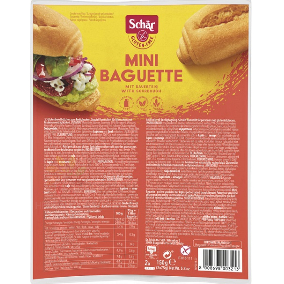 Obrázek pro Schär Duo Mini Baguette bezlepkové rohlíky (150g)