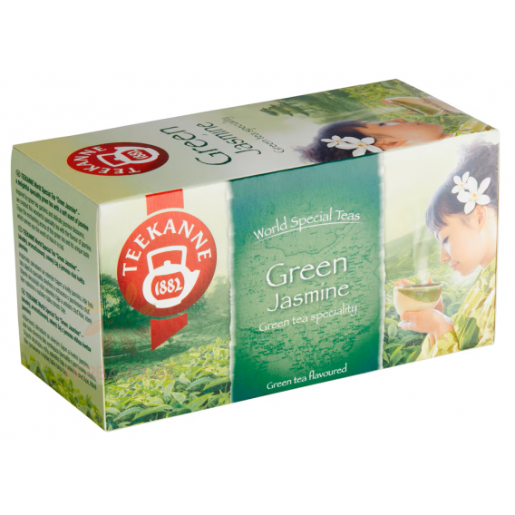 Obrázek pro Teekanne Green Jasmine zelený čaj s jemnou vůní květů jasmínu porcovaný (20ks)