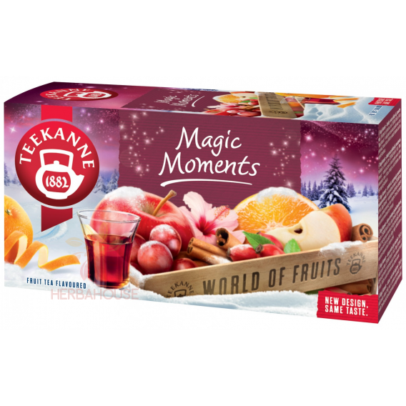 Obrázek pro Teekanne Magic Moments ovocně-bylinný čaj s pomerančem a rumovo-hroznovým aroma, porcovaný (20ks)