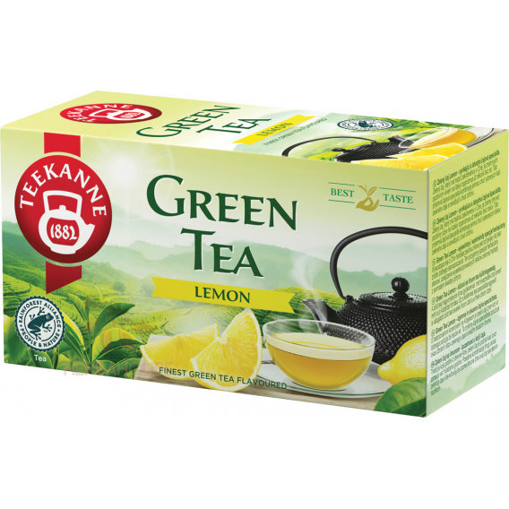 Obrázek pro Teekanne Zelený čaj s citrónovým aroma porcovaný (20ks)