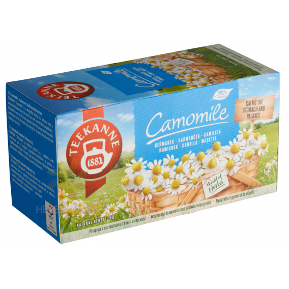 Obrázek pro Teekanne Bylinný čaj heřmánkový porcovaný (20ks)