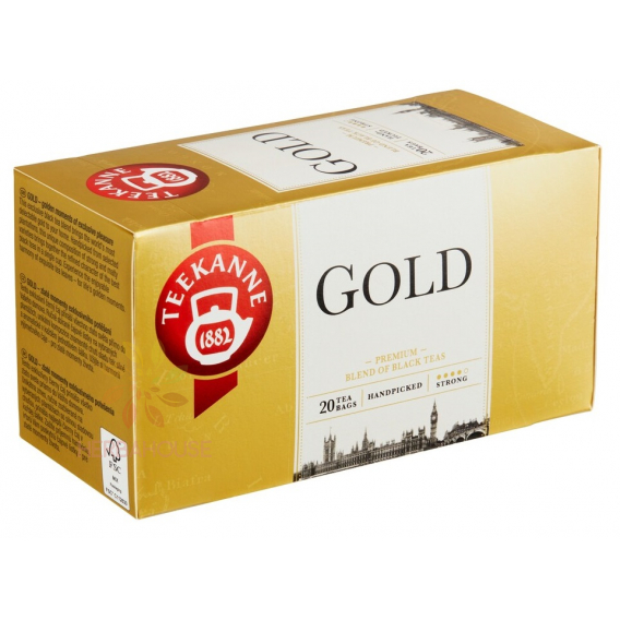 Obrázek pro Teekanne Gold černý čaj porcovaný (20ks)