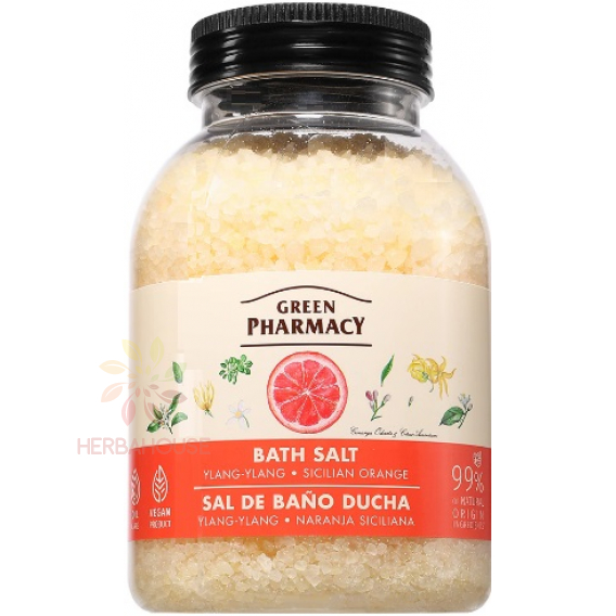 Obrázek pro Green Pharmacy Koupelová sůl ylang-ylang a sicilský pomeranč (1000g)