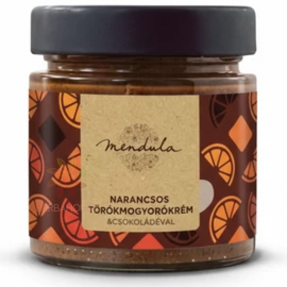 Obrázek pro Mendula Mandlovo-oříškový krém s pomerančem a tmavou čokoládou (180g)