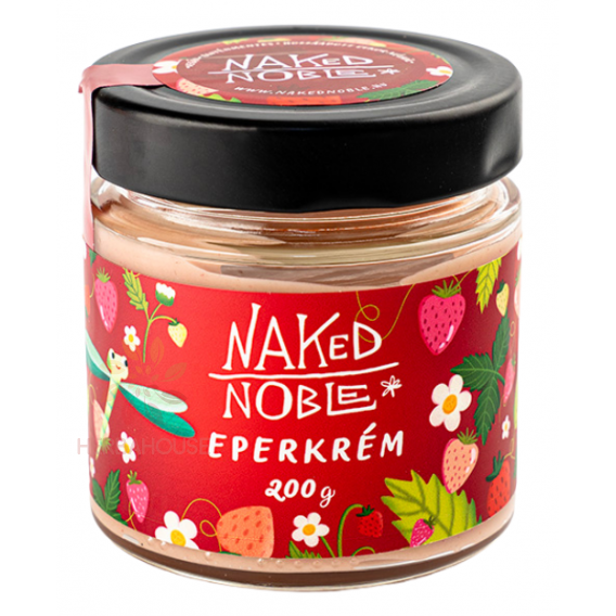 Obrázek pro Naked Noble Veganský mandlově-jahodový krém se sladidly (200g)