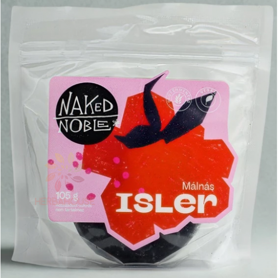 Obrázek pro Naked Noble Veganský Bezlepkový malinovo-čokoládový isler bez přidaného cukru (105g)