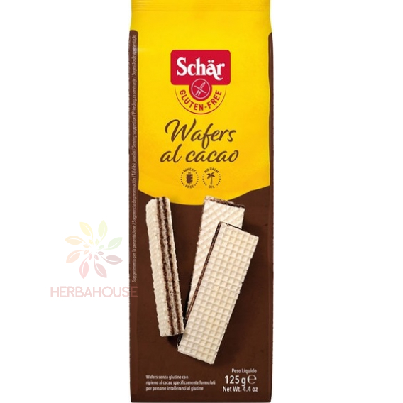 Obrázek pro Schär Wafers bezlepkové oplatky s kakaovou náplní (125g)