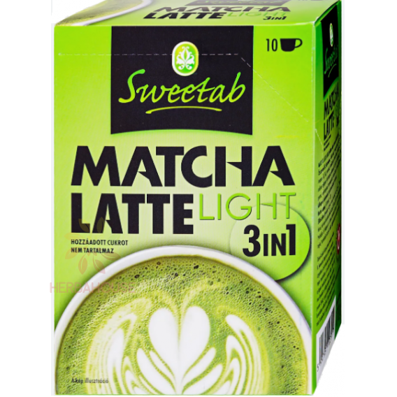 Obrázek pro Sweetab 3in1 Matcha Latte Light bez přidaného cukru (10 x 17g)