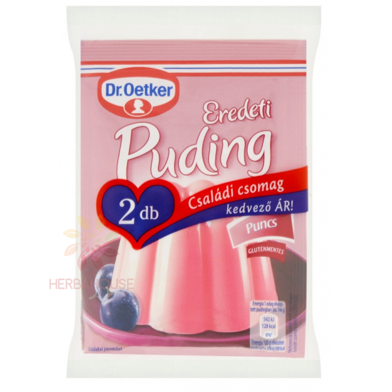 Obrázek pro Dr.Oetker Bezlepkový pudink s punčovou příchutí (2 x 40g)