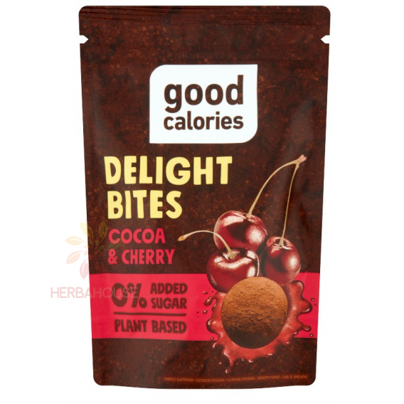Obrázek pro Good Calories Datlové kuličky s kakaem a višní bez přidaného cukru (58g)