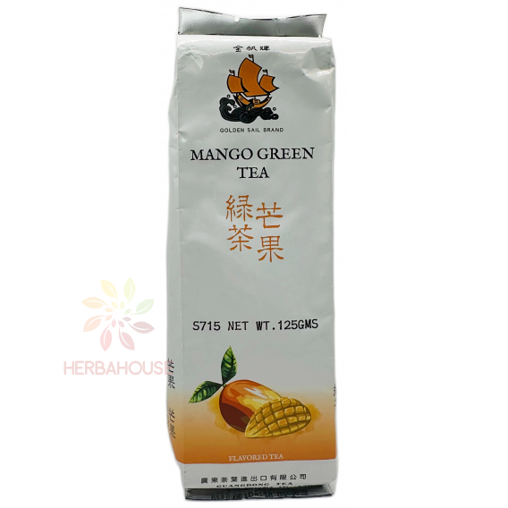 Obrázek pro Golden Sail Zelený čaj s mangem - sypaný (125g)