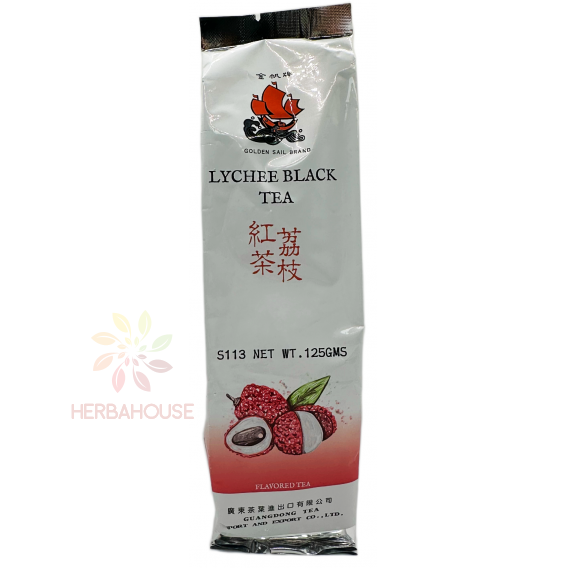 Obrázek pro Golden Sail Černý čaj s liči - sypaný (125g)