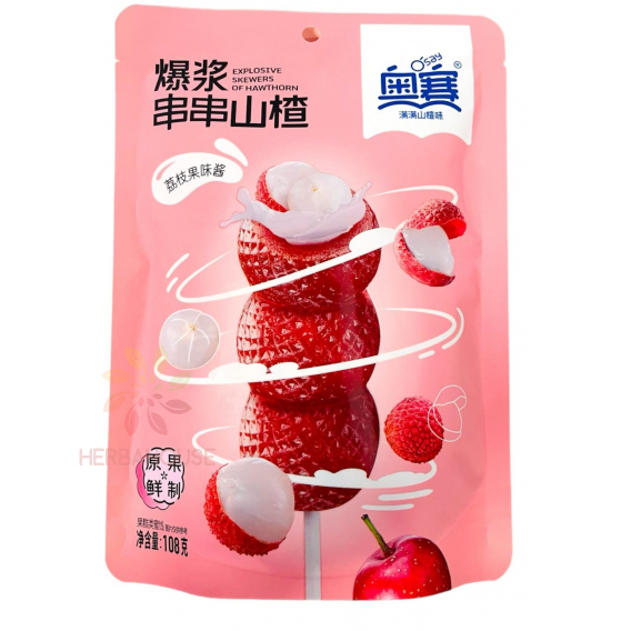 Obrázek pro Osay Hlohové špízy s liči nádivkou (108g)