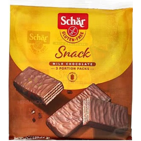 Obrázek pro Schär Snack bezlepkové čokoládové oplatky s oříšky (105g)