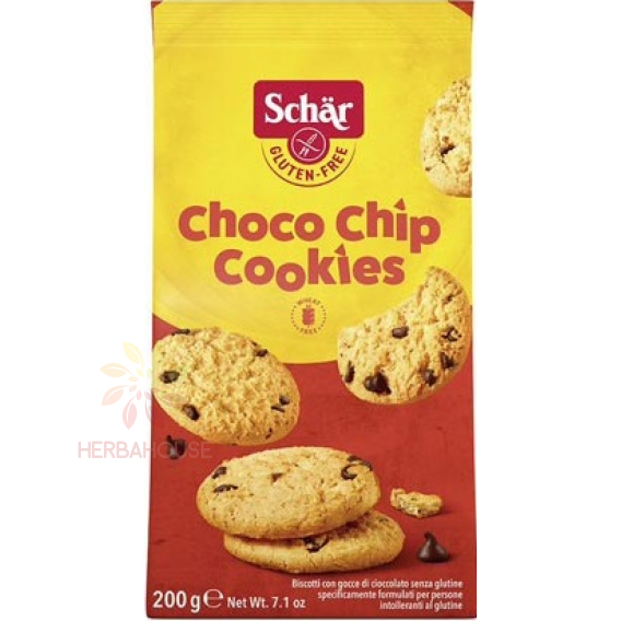 Obrázek pro Schär Choco Chip Cookies bezlepkové sušenky s kousky čokolády (200g)
